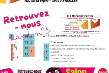 STAND N°3 - ETS MAIGRET à votre écoute pour vos projets